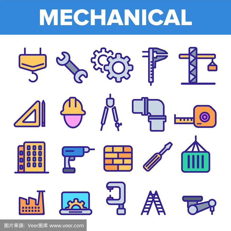 機(jī)械工程圖標(biāo).工業(yè)工廠生產(chǎn).網(wǎng)頁(yè)設(shè)計(jì)簡(jiǎn)介